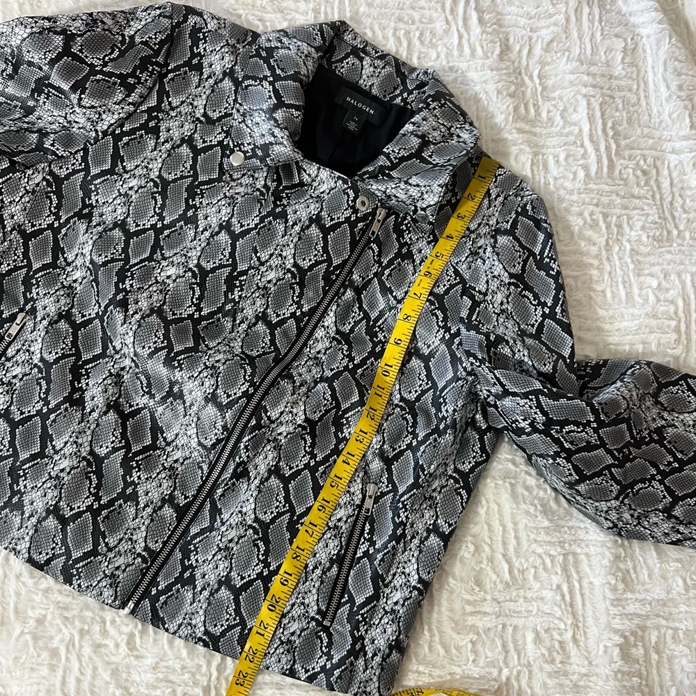 Halogen Snakeskin Jacket - Picture 8 of 13